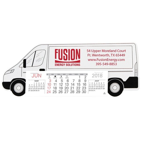 Service Van Monthly Desk Calendar