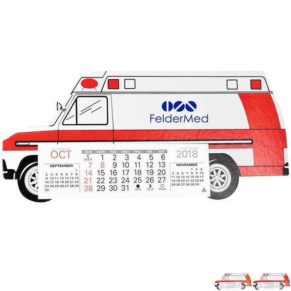 Ambulance Monthly Desk Calendar