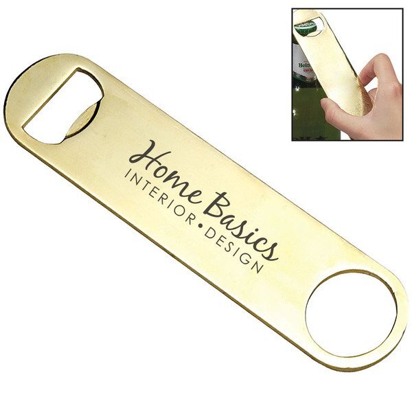 Gold Plated Stainless Steel Bottle Opener
