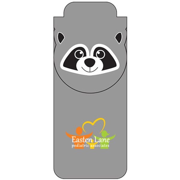 Paws N Claws Magnetic Bookmark - Raccoon