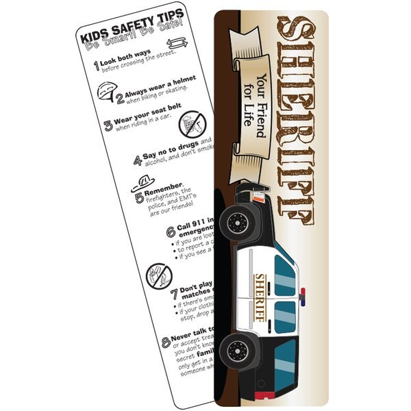 Sheriff Your Friend for Life Bookmark, Stock