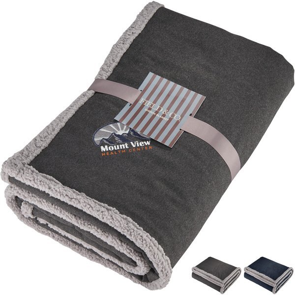 Field & Co.® Oversized Wool Sherpa Blanket, 60" x 70"