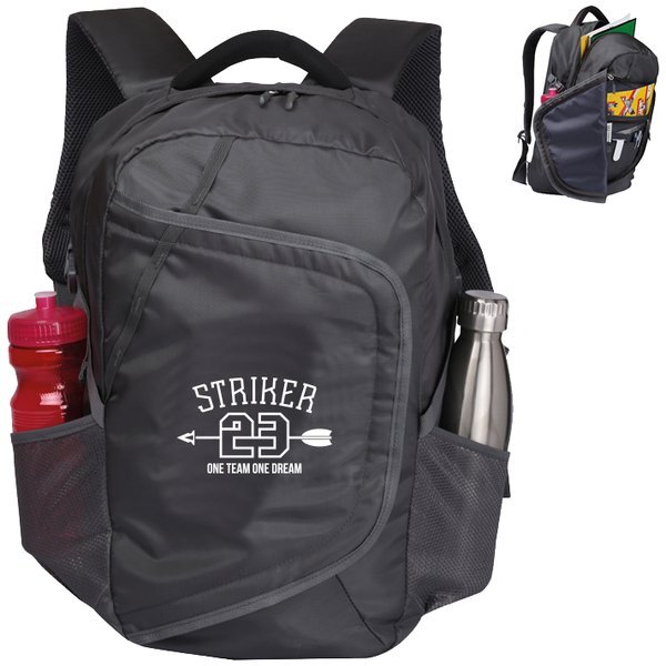 CIA Multi-Pocket 420D Nylon Backpack