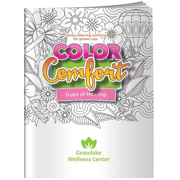 Color Comfort Breast Cancer Awareness Theme Adult Coloring Book