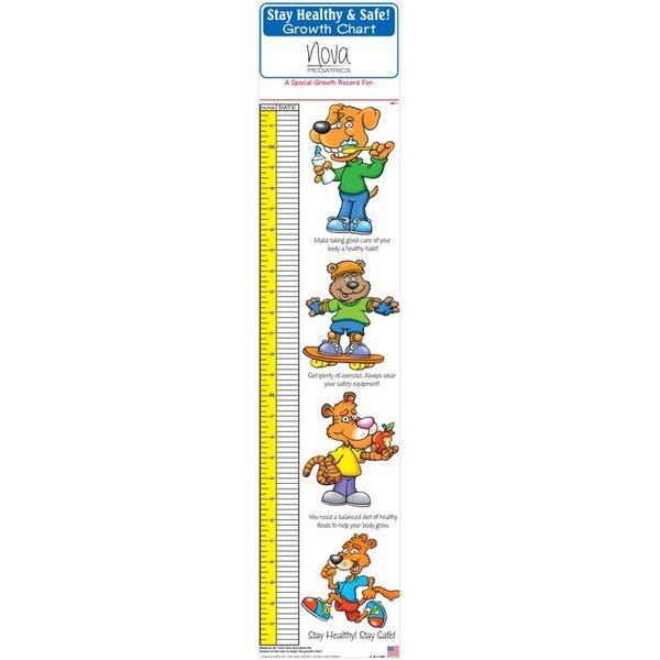 Stay Healthy & Safe Children's Growth Chart