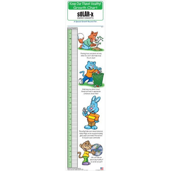 Keep Our Planet Healthy Children's Growth Chart