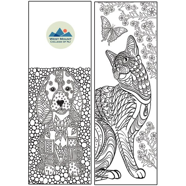 Coloring Animals Bookmark