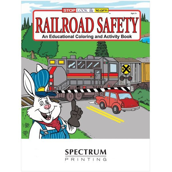 Railroad Safety Coloring & Activity Book
