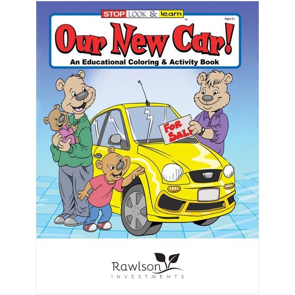 Our New Car Coloring & Activity Book