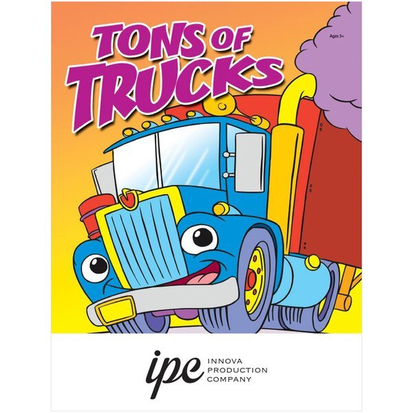 Tons of Trucks Coloring & Activity Book