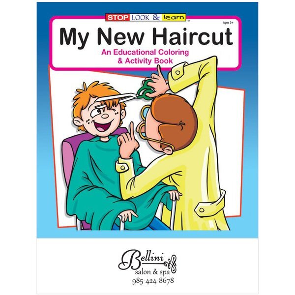 My New Haircut Coloring & Activity Book