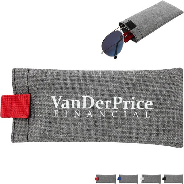 Heathered Eyeglass Protective Pouch