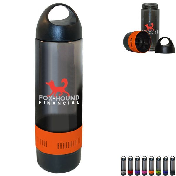 Bluetooth™ Speaker Sport Bottle, 17oz., Full Color Imprint