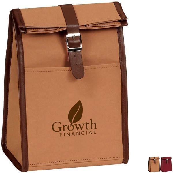 Classic Roll Top Washable Kraft Paper Lunch Bag