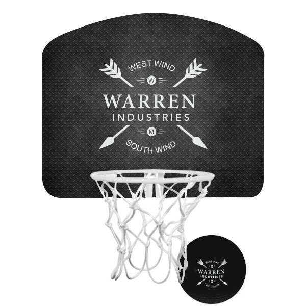 Micro Basketball Hoop Set, 6"