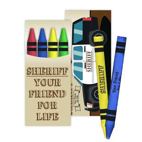 Sheriff Your Friend for Life w/ Vehicle Crayon Pack, Stock