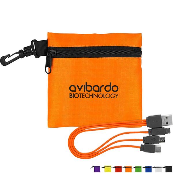Trendy Type C USB Cable w/ Pouch