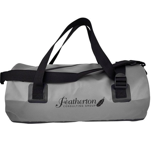 Silver Waterproof Duffle Bag