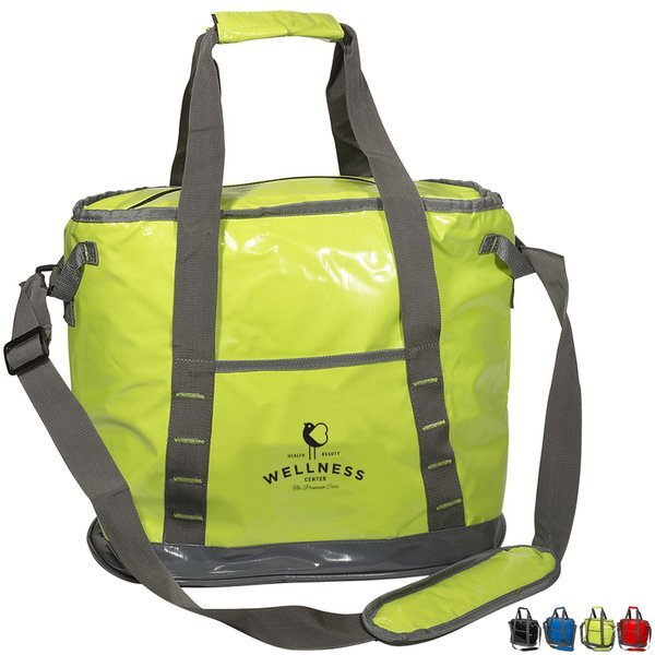 Tarpaulin Water-Resistant 36-Can Dry Cooler Bag