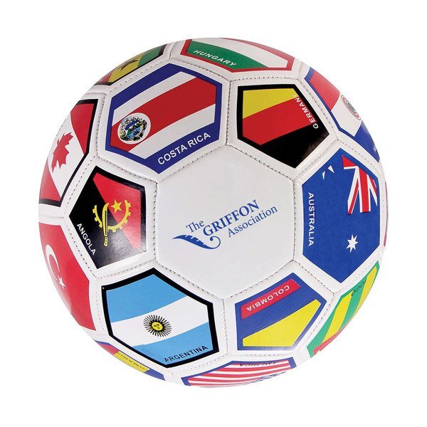 International Flags Soccer Ball, Size 5