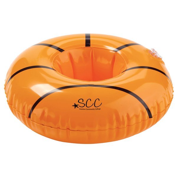 Inflatable 7" Basketball Beverage Coaster