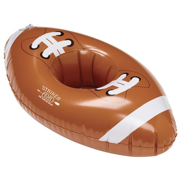 Inflatable 7" Football Beverage Coaster