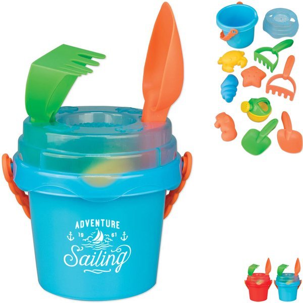 Mini Sand Pail with Toys & Lid