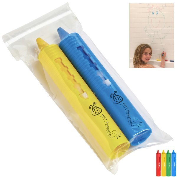 Bathtub 2-Pack Crayon Set in Polybag