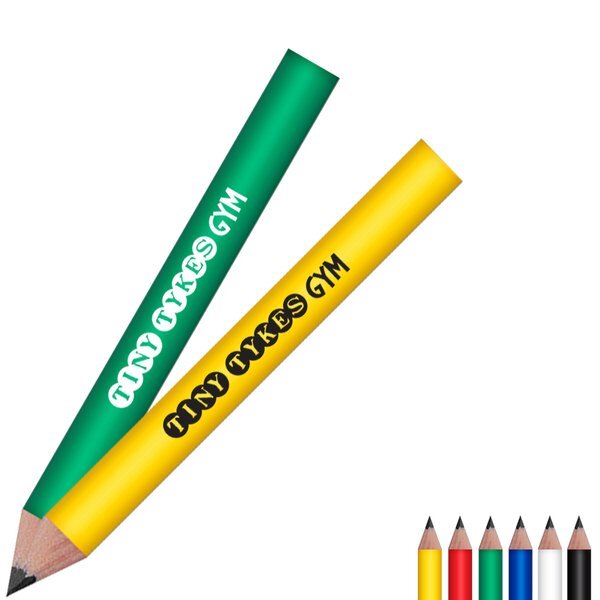 Mini Round Golf Pencils, Pre-Sharpened