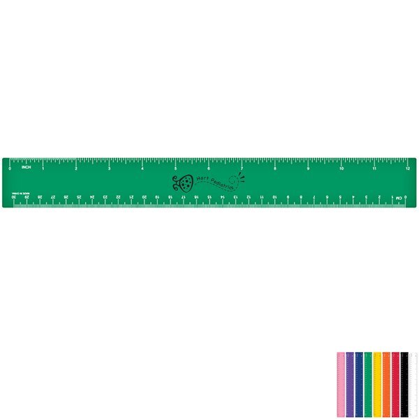Colorful 12" Ruler