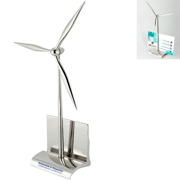 Wind Turbine Business Card Holder