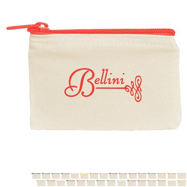 Penny Cotton Canvas Zippered Wallet