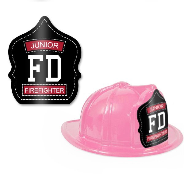 Junior Firefighter Fire Station Favorite Hat, Pink Stock