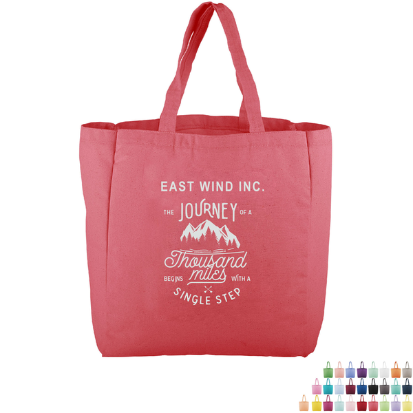 All That Color Cotton Canvas Grocery Tote