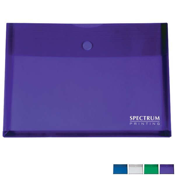 Poly Envelope with Velcro Closure, Legal Size