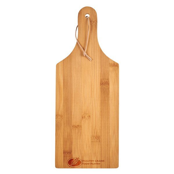 Bamboo Cutting Board w/ Handle & Hanging Loop