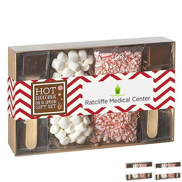 Minty Marshmallow Hot Chocolate on a Spoon Gift Set