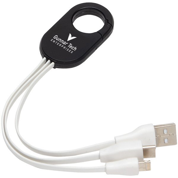 Triad 3-in-1 Charging Cable with Carabiner Clip