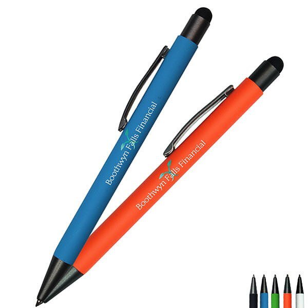 Halcyon® Metal Pen/Stylus, Full Color Imprint