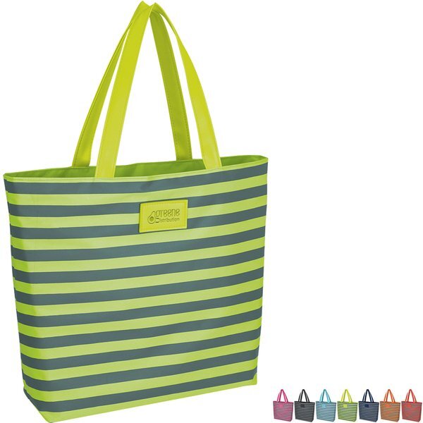 Impact Maker Polyester Striped Tote Bag