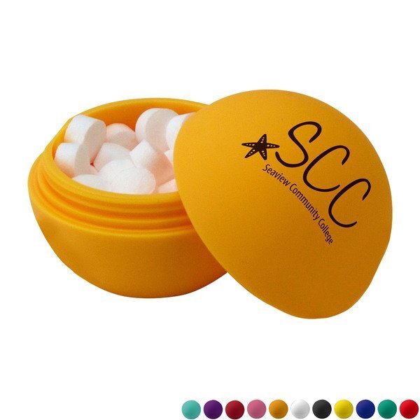 Sugar Free Mints in Round Ball Container