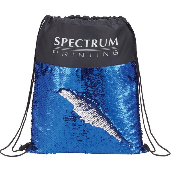 Mermaid Flip Sequin Drawstring Bag