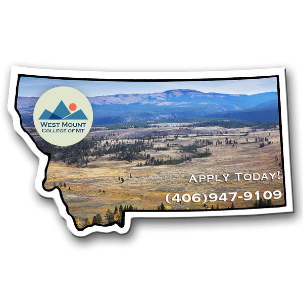 Montana State Shaped Magnet