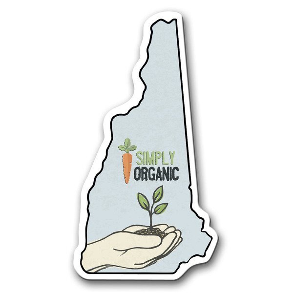 New Hampshire State Shaped Magnet