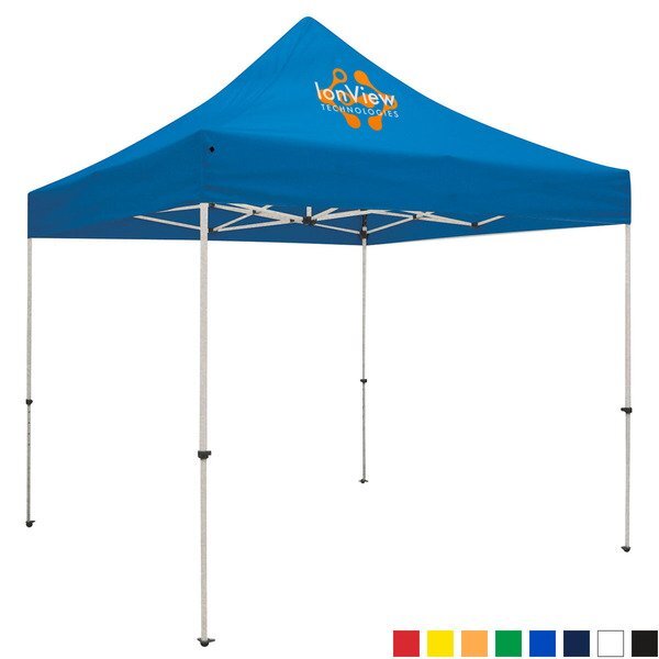 ShowStopper™ Standard 10' Square Event Tent, One Location Full Color Imprint