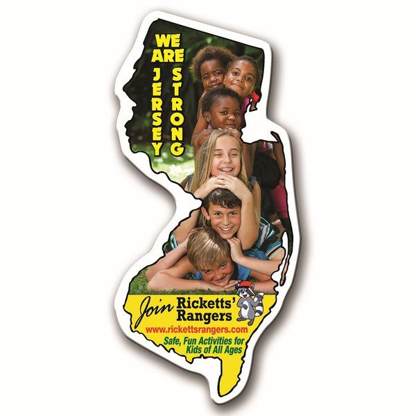 New Jersey State Shaped Magnet
