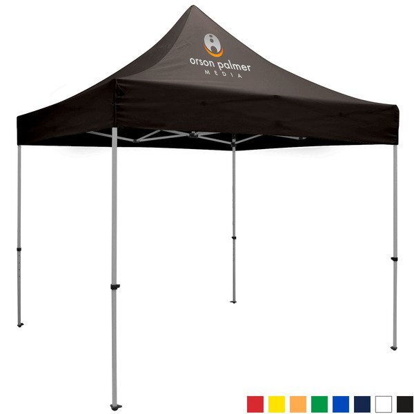 ShowStopper™ Premium 10' Square Event Tent, One Location Full Color Imprint