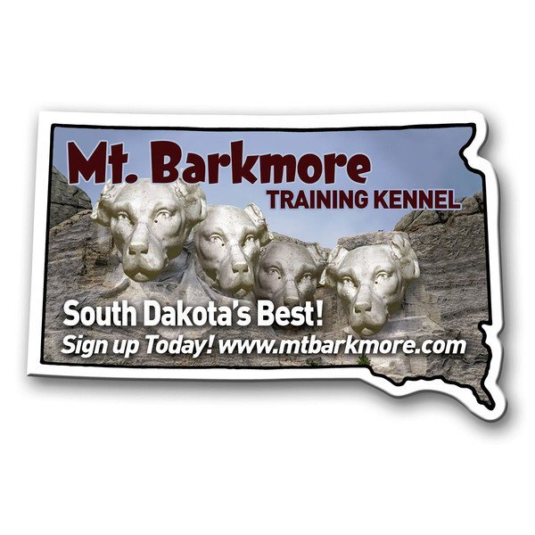 South Dakota State Shaped Magnet