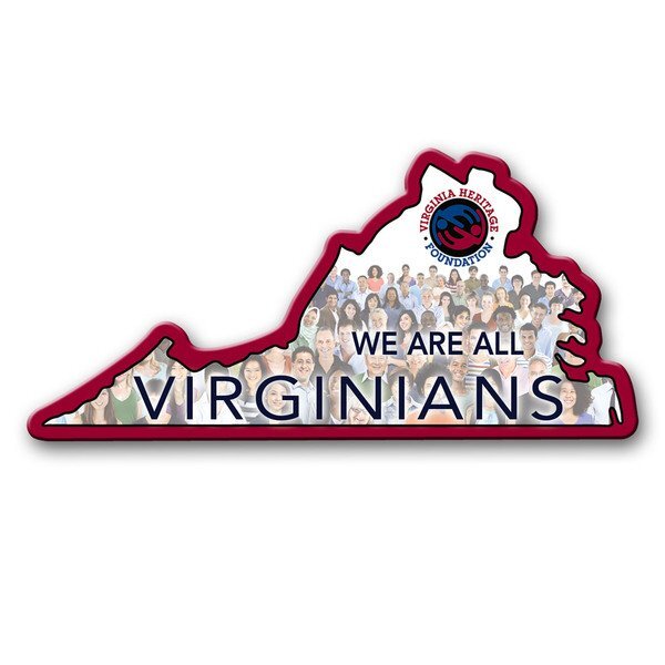 Virginia State Shaped Magnet