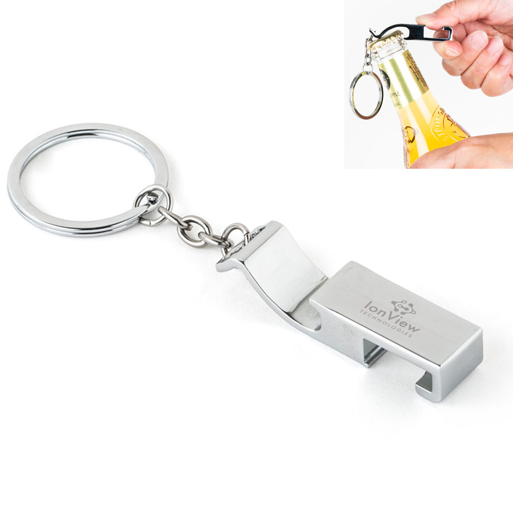 Bottle Opener Key Chain with LED Light